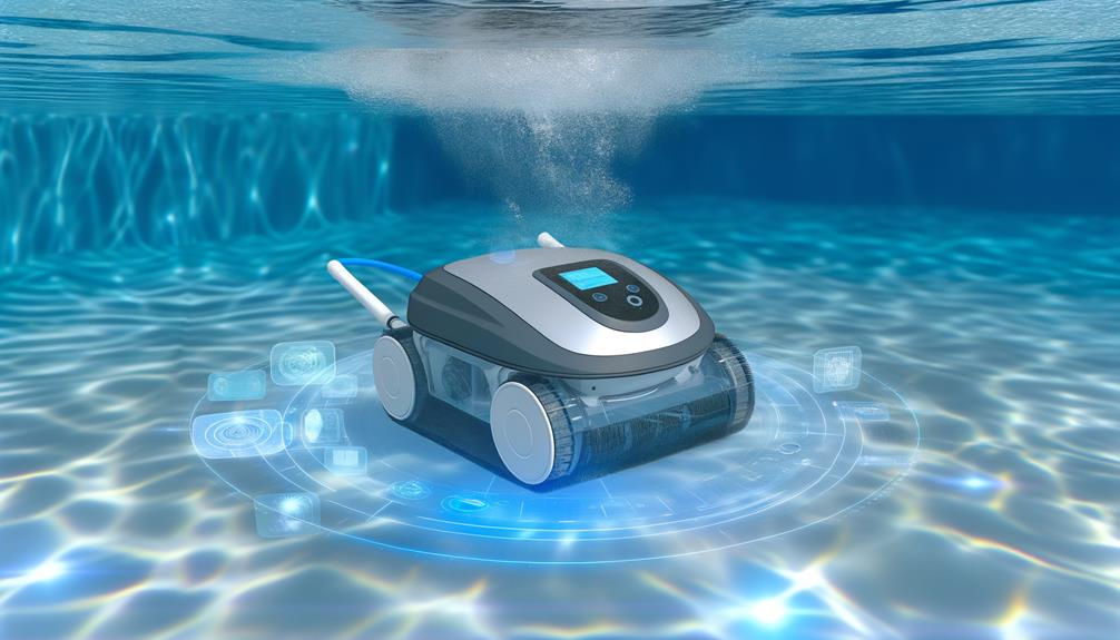 Automated pool cleaning keeping water clear in a Maple Ridge pool