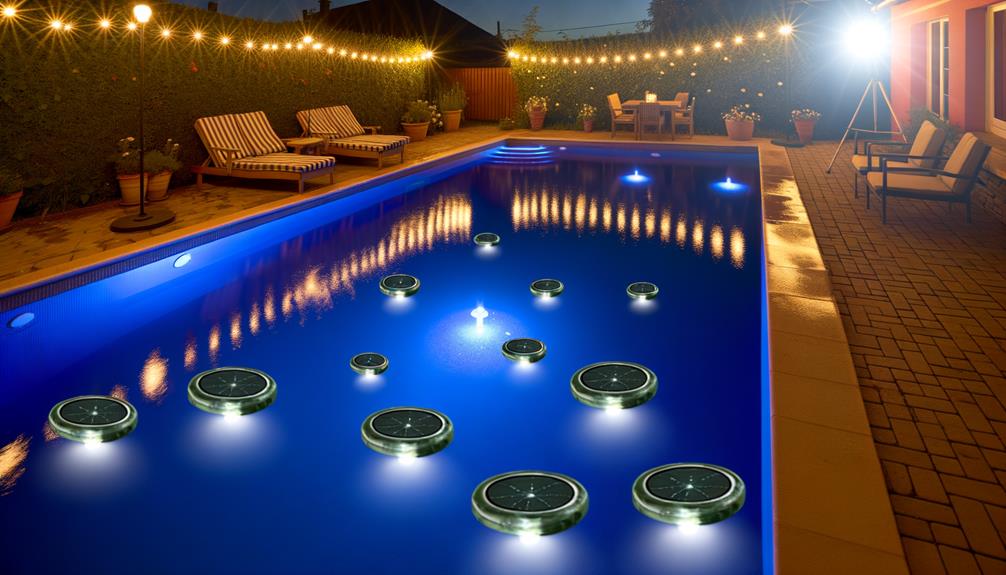 improved lighting for swimming pools