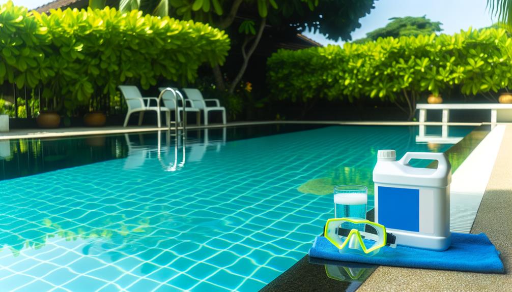 investigating the use of chlorine in swimming pools